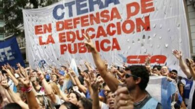 Ctera denunció el “gravísimo ajuste” de Milei en la educación pública