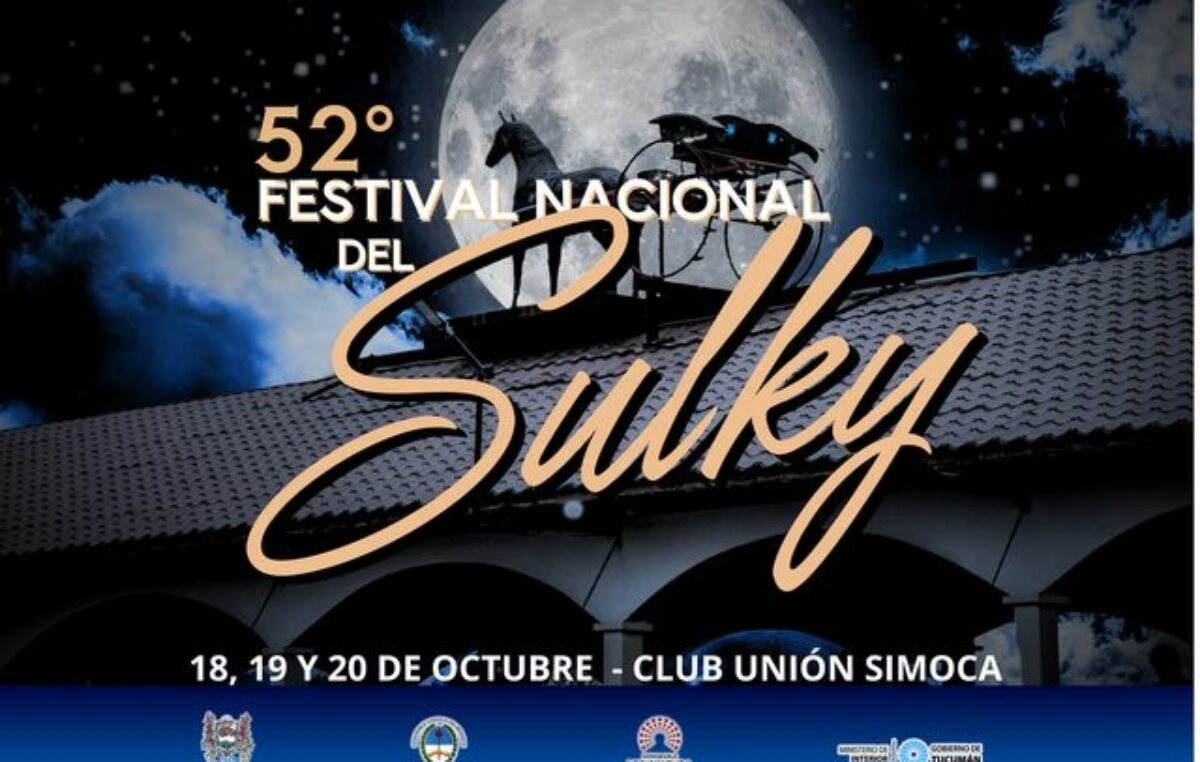 Simoca celebra su 52° Festival Nacional del Sulky (tradición, cultura y música en un evento único)