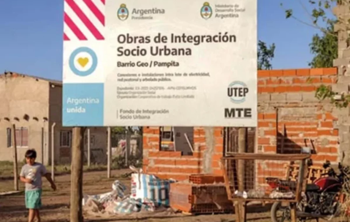 Avanza el amparo colectivo contra el freno a las obras en barrios populares de todo el país