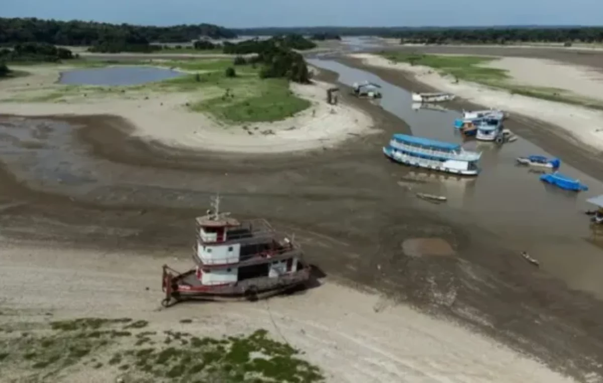 Río Amazonas sufre las consecuencias del cambio climático