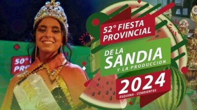 52ª Fiesta Provincial de la Sandía: Música, tradición y sabor en Esquina, 20 de diciembre