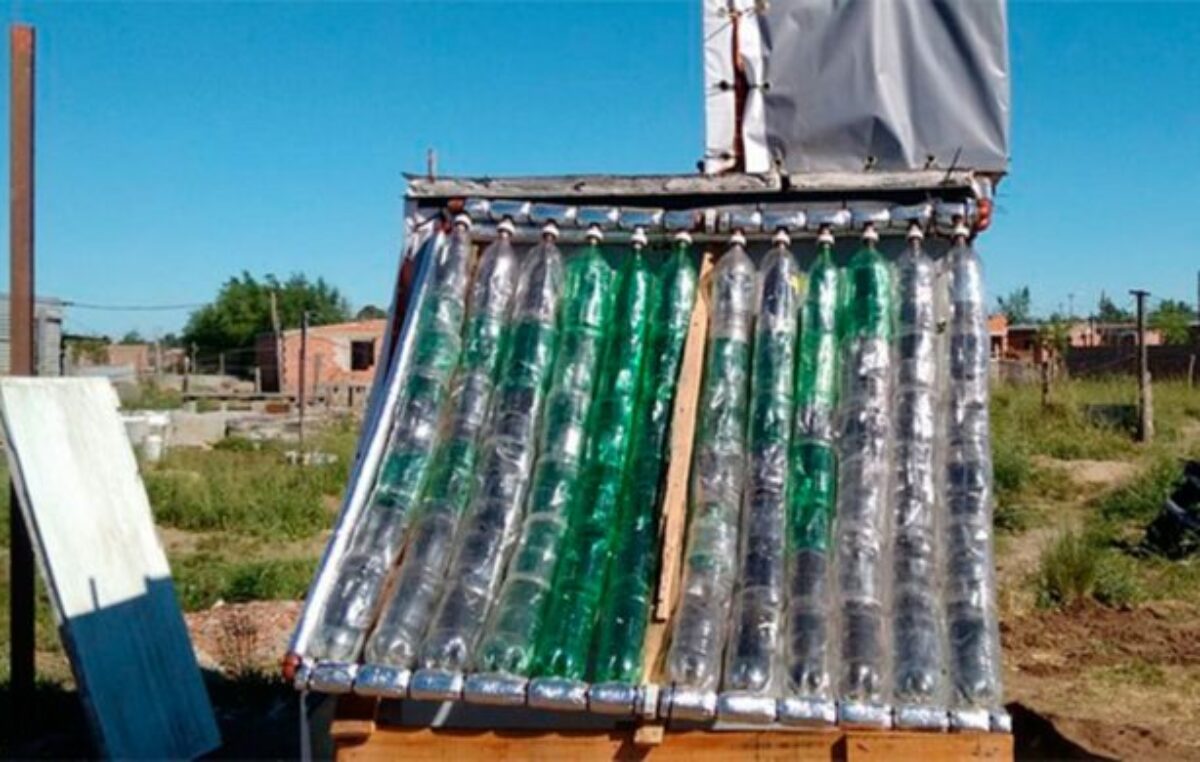 El Fortín: construyen termotanques solares para quienes más los necesitan