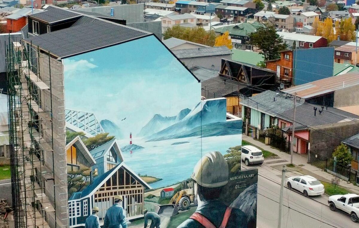 Mural de Ushuaia fue elegido como uno de los mejores del mundo