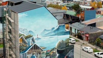 Mural de Ushuaia fue elegido como uno de los mejores del mundo