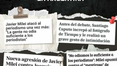 Amnistía Internacional alerta por el avance sobre la libertad de prensa en Argentina