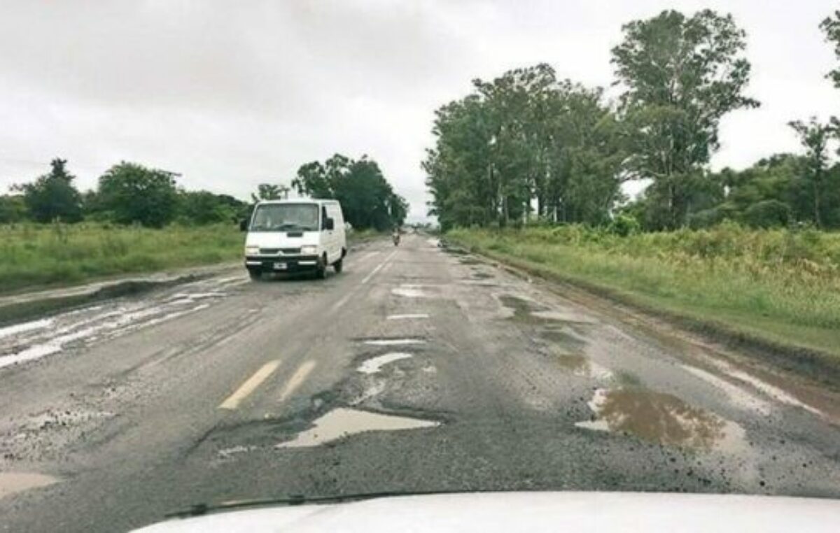 Rutas nacionales abandonadas en Santa Fe: en un año y medio no hubo obras de mantenimiento