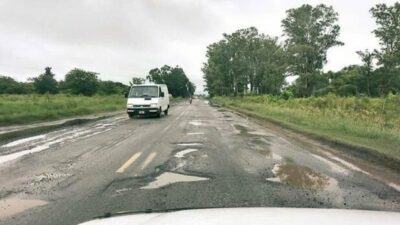 Rutas nacionales abandonadas en Santa Fe: en un año y medio no hubo obras de mantenimiento