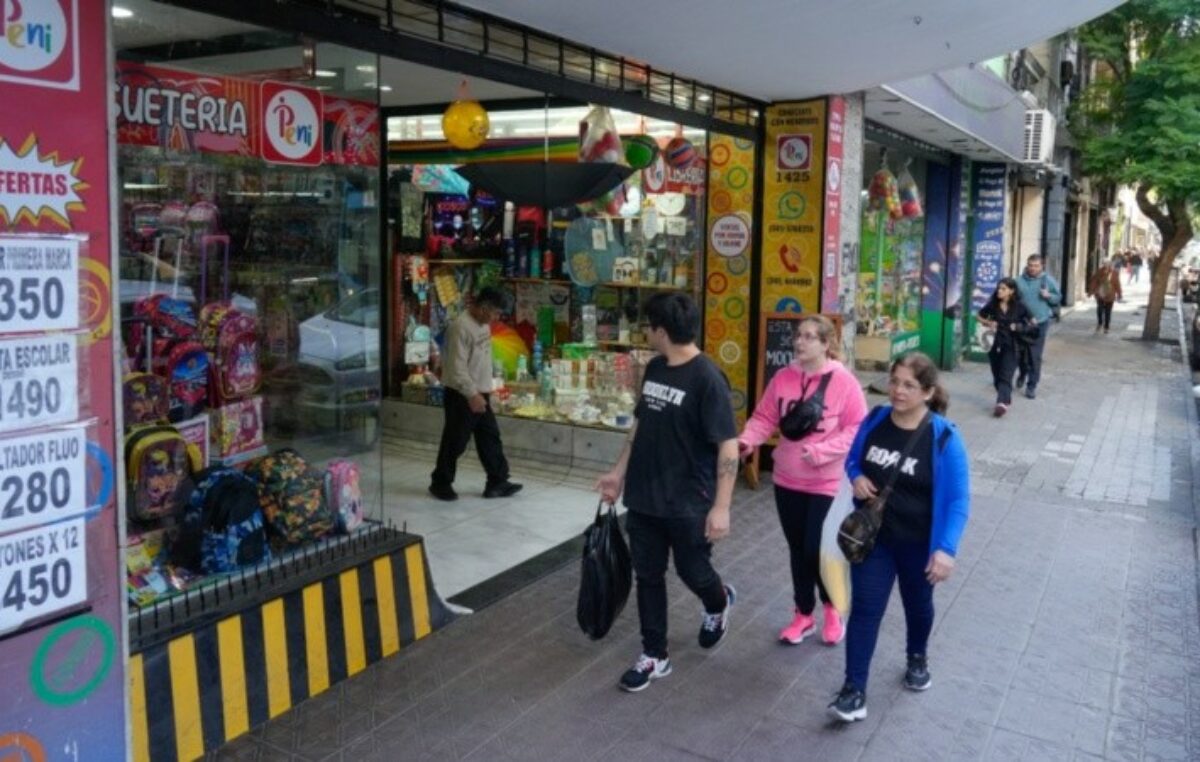 Rosario: Comerciantes de calle San Luis se quejan de la fuerte caída de ventas