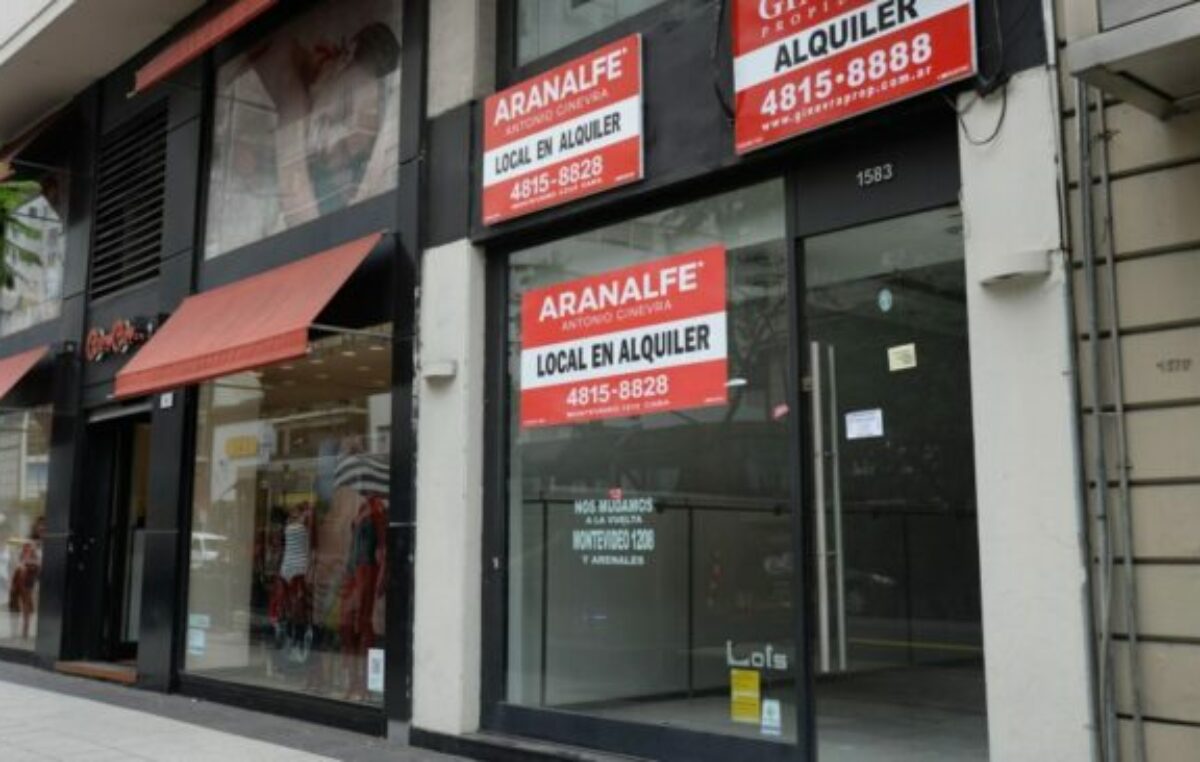 Subió la cantidad de locales en alquiler y venta en la Ciudad de Buenos Aires