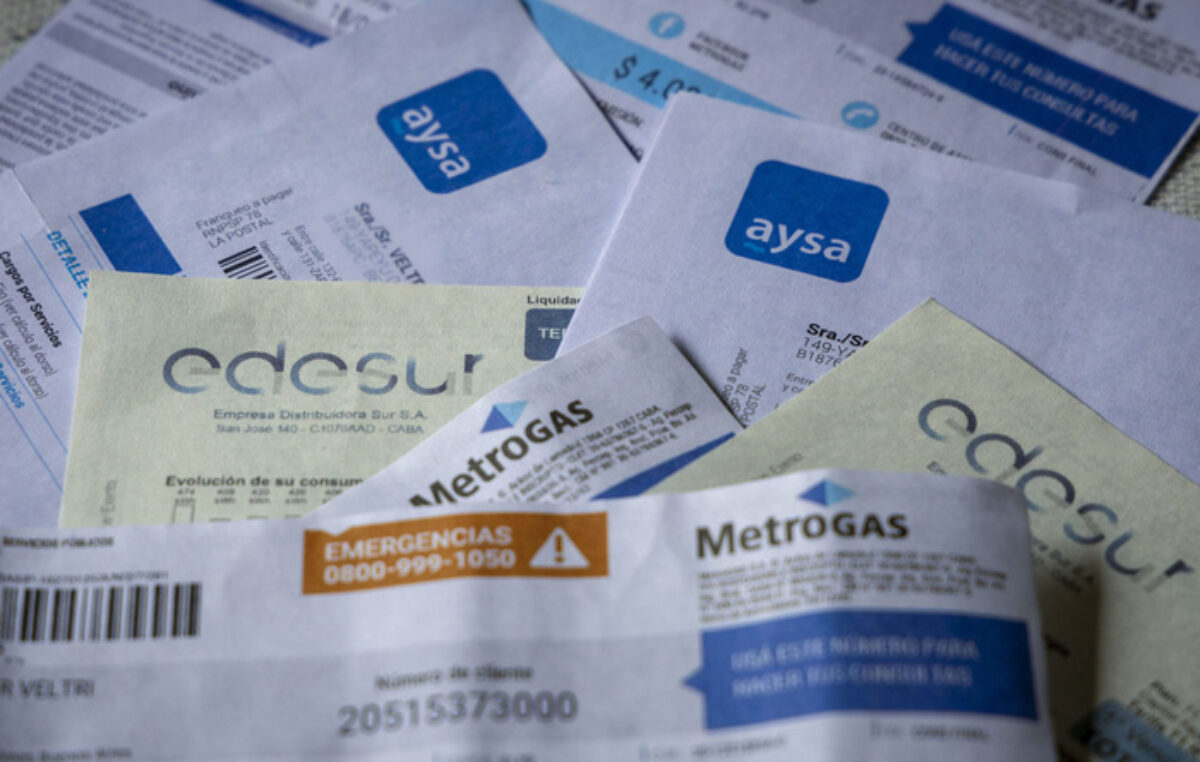 El peso del gasto en servicios públicos de los hogares del AMBA