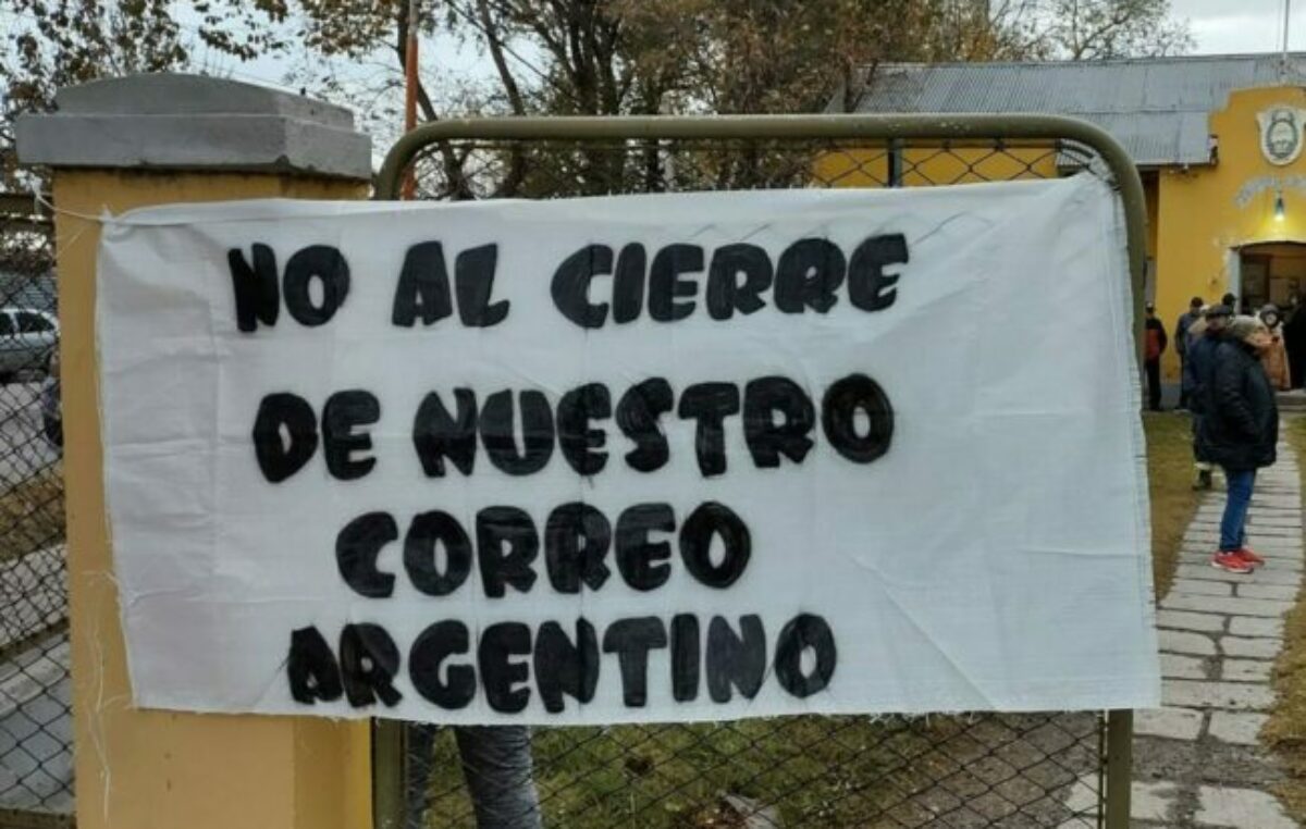 Cerró el Correo Argentino en otro pueblo del Alto Valle: «Bronca, dolor y tristeza»