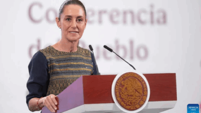 La presidenta de México pide a Estados Unidos una reforma migratoria que reconozca el papel de los migrantes