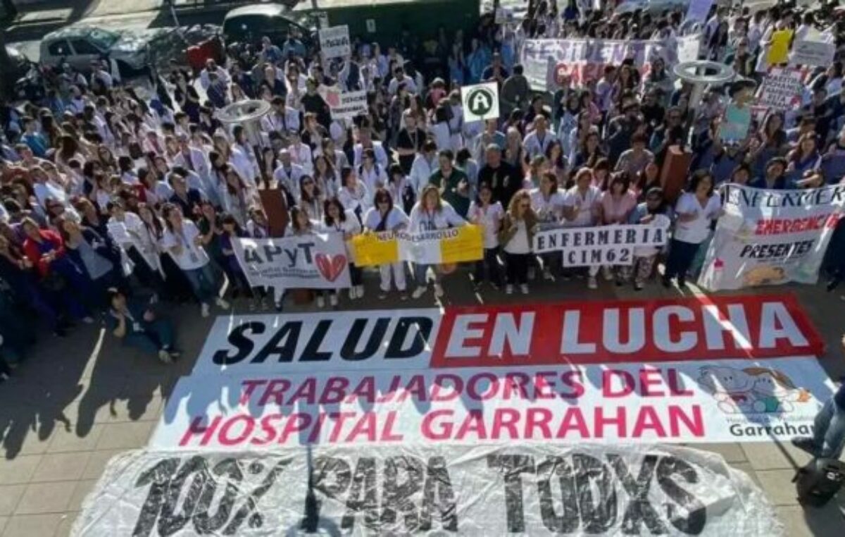 «Milei nos quiere vaciar y destruir», trabajadores del Garrahan no detienen su lucha y anunciaron nuevas medidas de fuerza