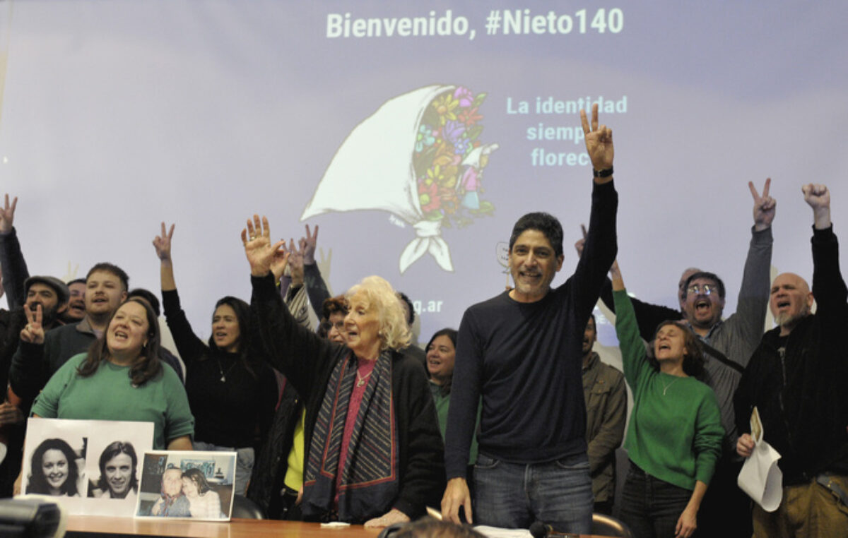 Las Abuelas encontraron al Nieto 140: «La verdad vuelve a imponerse al olvido y florece la identidad»