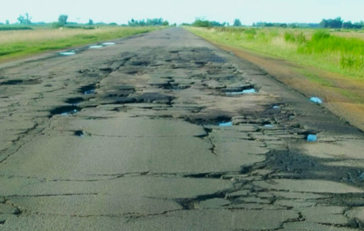 Advierten que «el 50% de las rutas en el país está en mal estado»