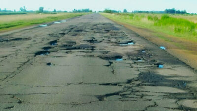 Advierten que «el 50% de las rutas en el país está en mal estado»