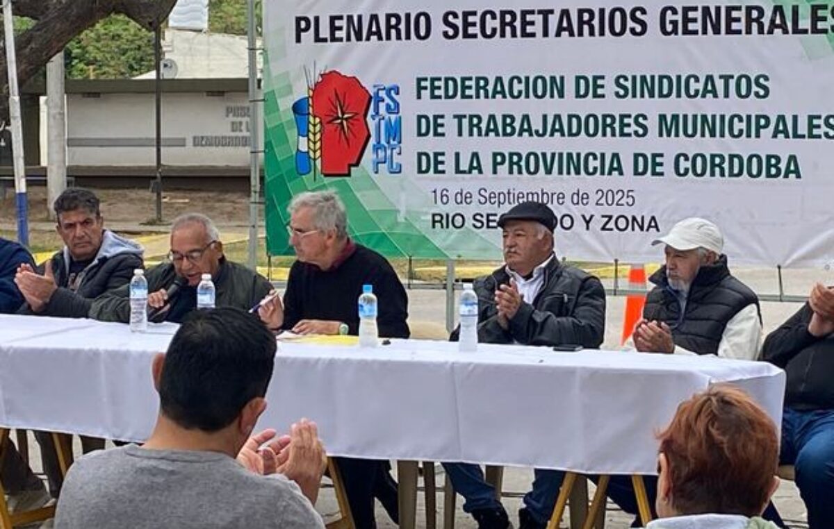 Protesta gremial y recorte político en Río Segundo: denuncias de corrupción y crisis municipal