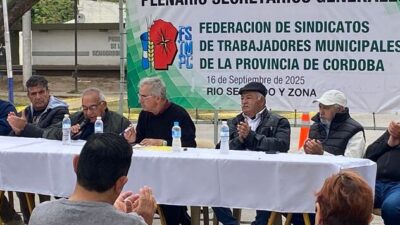 Protesta gremial y recorte político en Río Segundo: denuncias de corrupción y crisis municipal