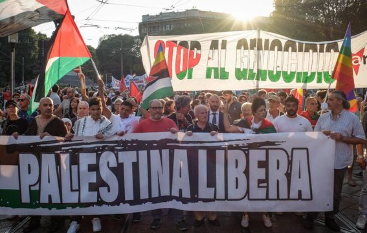 Huelga general en Italia en medio de protestas en solidaridad con Gaza