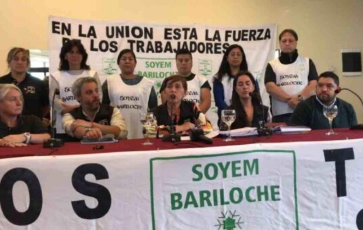 El SOyEM reclama un bono al municipio de Bariloche tras duplicar los sueldos a la planta política