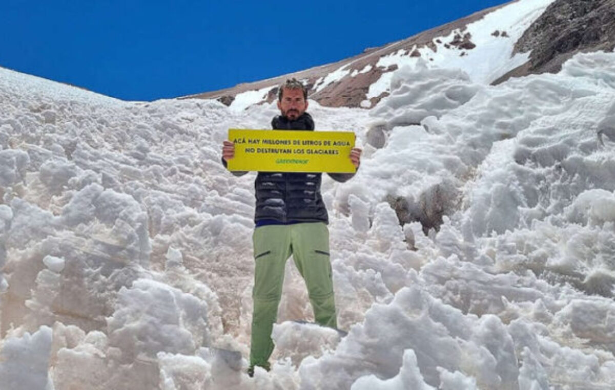 Greenpeace rechaza el intento de modificar la Ley de Glaciares: “Es un ataque directo al agua de los argentinos”
