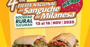 Tucumán celebró su sabor más querido con la 4ª Fiesta Nacional del Sánguche de Milanesa