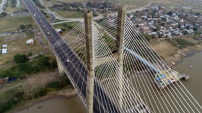 La concesión vial de Nación cobra su primer tramo, que incluye al puente Rosario–Victoria