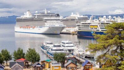 Ushuaia recibió 209 cruceros y casi mil vuelos en el verano 2026