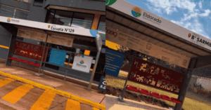 Eldorado renueva sus refugios peatonales y mejora la infraestructura urbana