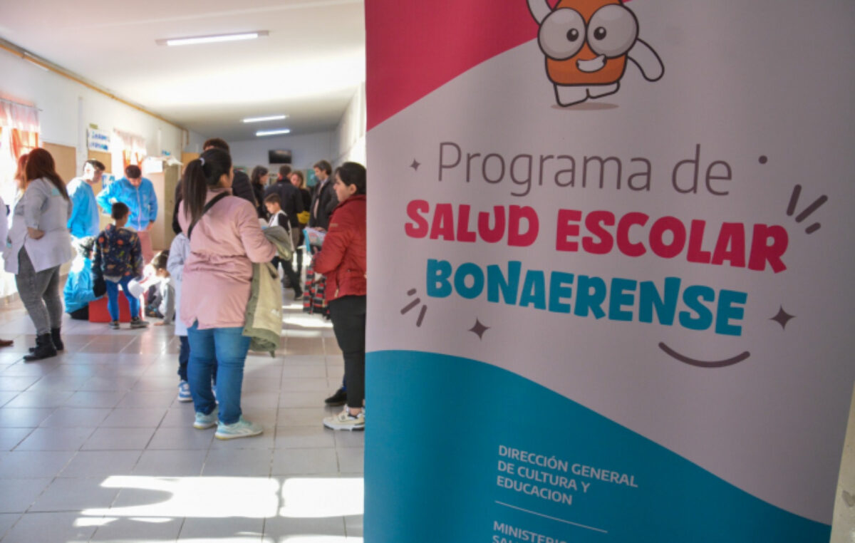 Buenos Aires: Ya se sumaron 42 municipios al programa de salud escolar