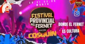 Cosquín celebra el Festival Provincial del Fernet: música, tradición y gastronomía en plaza Próspero Molina