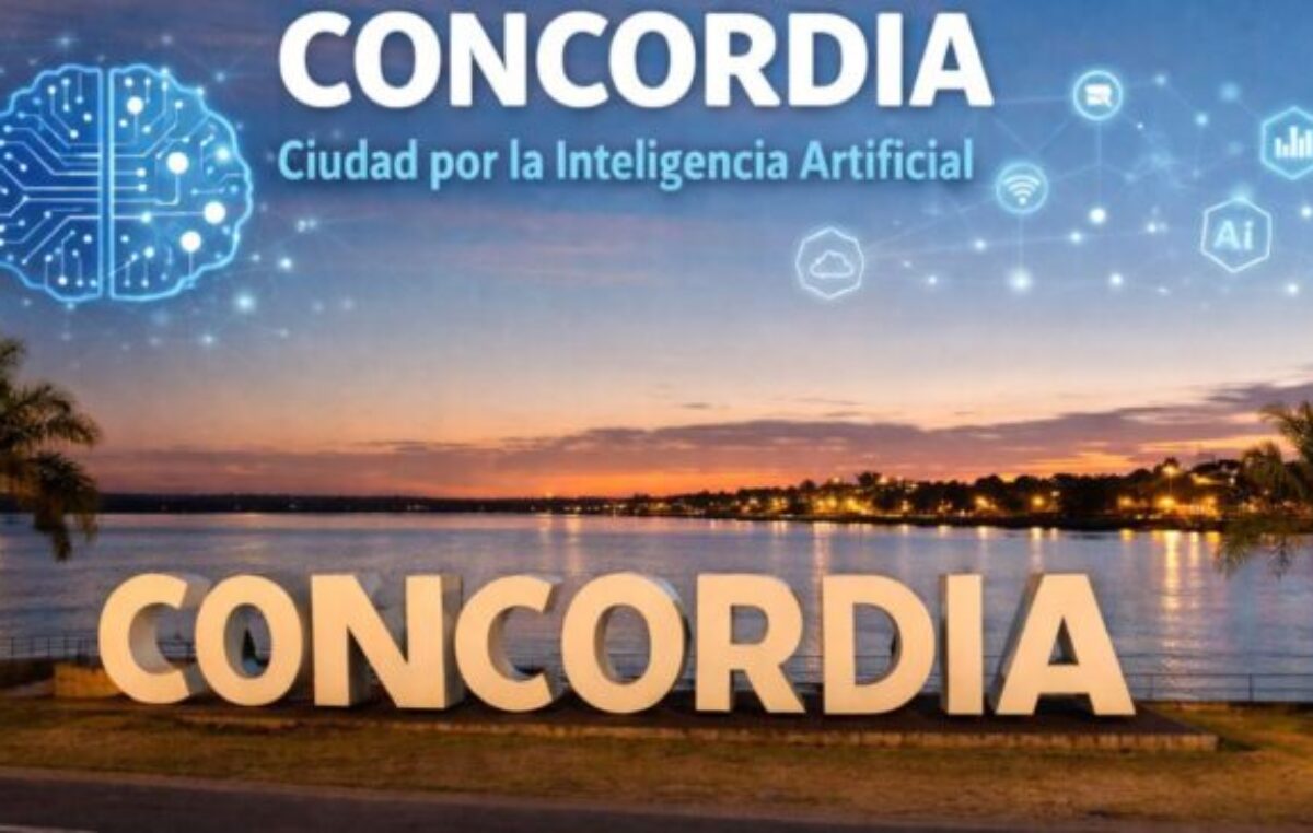 Concordia fue seleccionada para integrar la Coalición de Ciudades por la Inteligencia Artificial