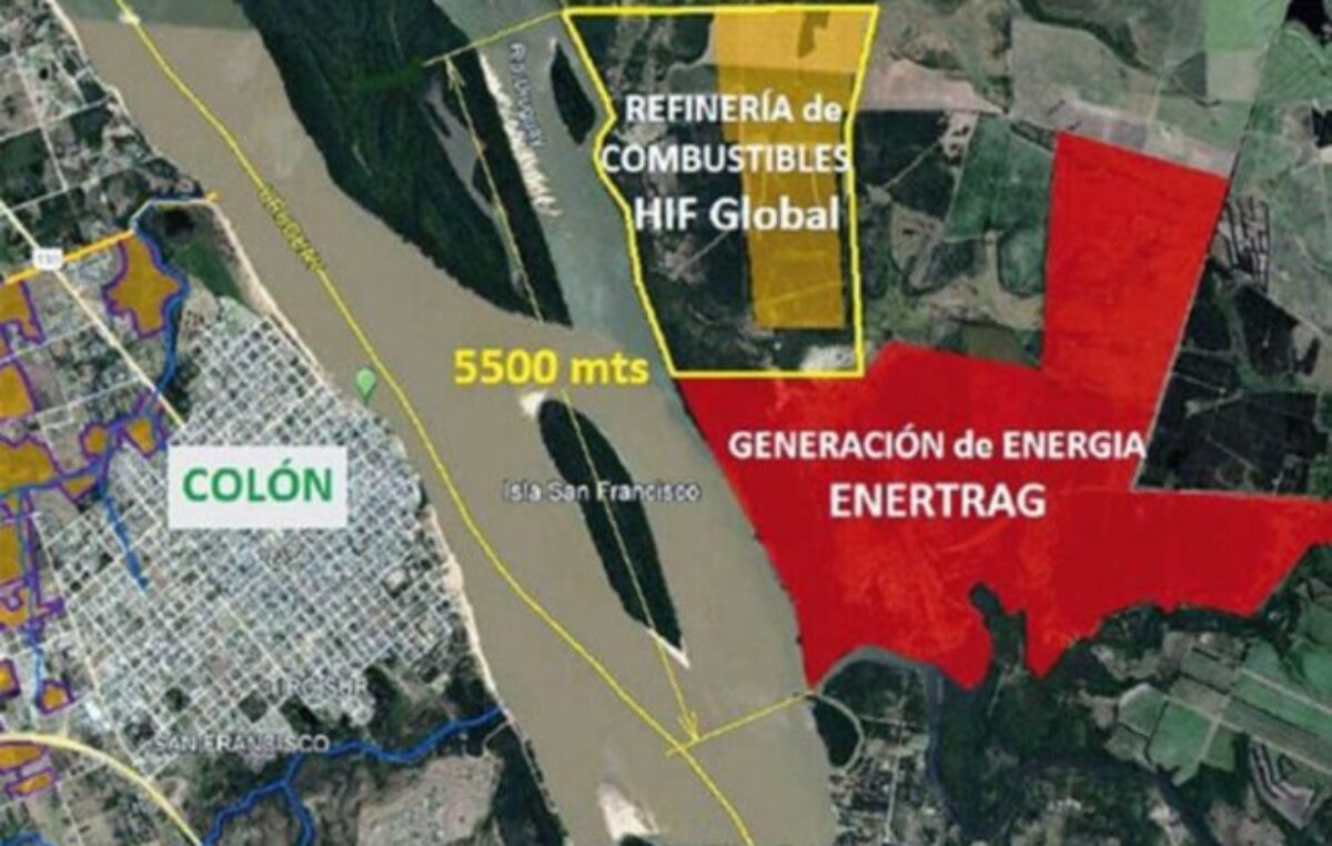 Colón conformó mesa de trabajo con abogados y ambientalistas para lograr la reubicación de planta de combustible en Uruguay