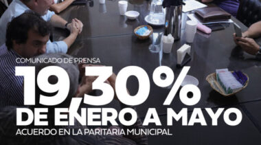 Acuerdo en la Paritaria Municipal santafesina