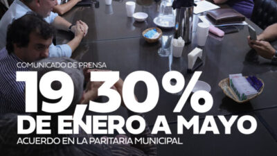 Acuerdo en la Paritaria Municipal santafesina