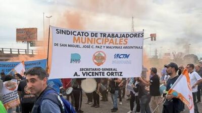 Los municipales bonaerenses se preparan para un conflicto prolongado