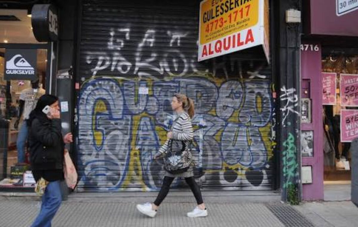 Más locales vacíos en la Ciudad de Buenos Aires